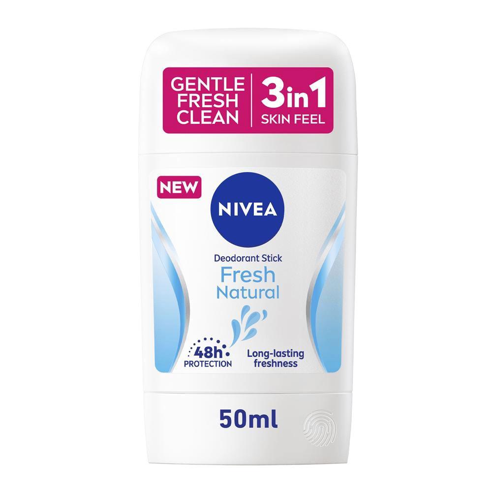 NIVEA DEODORANT STICK WOMEN FRESH NATURAL 50 ML