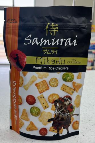 SAMURAI PREMIUM RICE CRACKERS MIKADO 100g