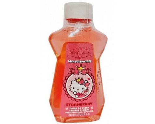 HELLO KITTY KIDS MOUTHWASH STRAWBERRY 220 ML
