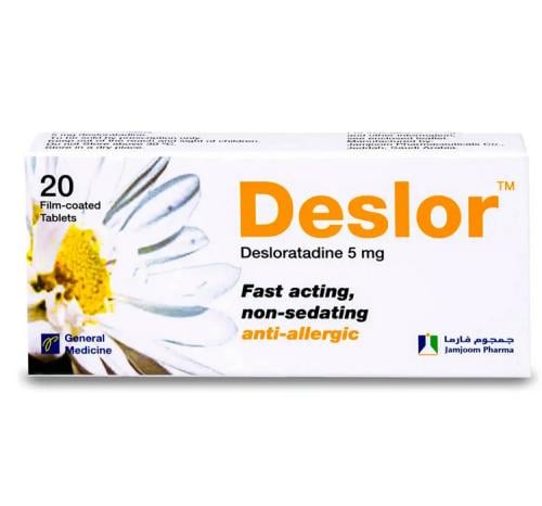 DESLOR 5MG 20 TAB