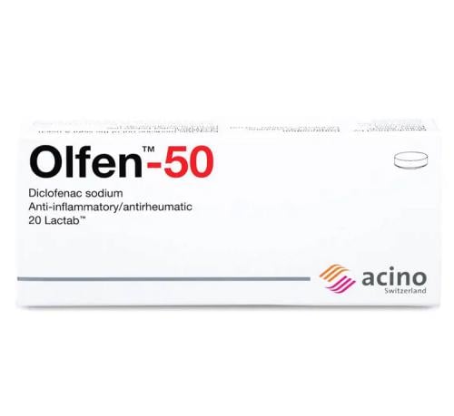 OLFEN 50MG 20 LACTAB