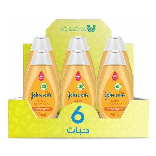 Johnson's Baby Shampoo 200ml * 6 Bottles | Value Box
