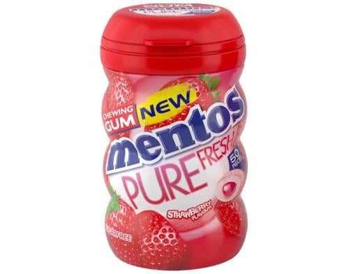 MENTOS GUM PURE FRESH STRAWBERRY 50 PCS