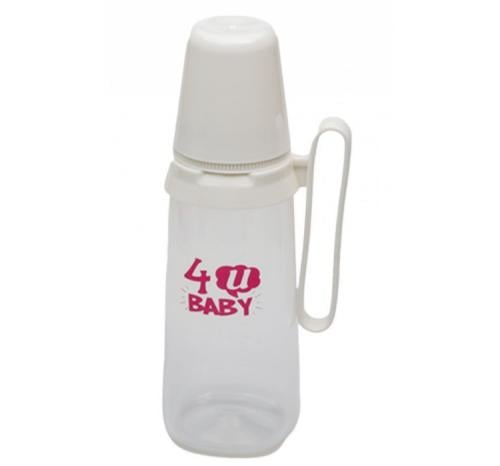 4U BABY FEEDING BOTTLE PLASTIC WITH HANDS 240 ML