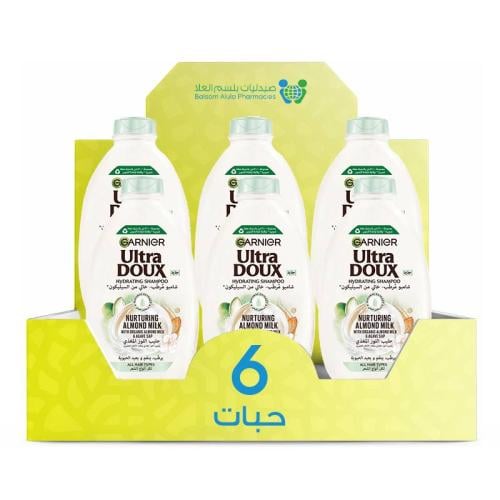 Ultra Doux Nourishing Almond Milk Shampoo 200ml * 6 Pack | Value Box