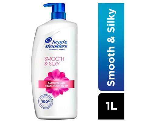 HEAD & SHOULDERS HAIR SHAMPOO LIVELY & SILKY 1000 ML