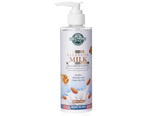 HOLLYWOOD STYLE FACIAL CLEANSING MILK HONEY & ALMOND 250 ML