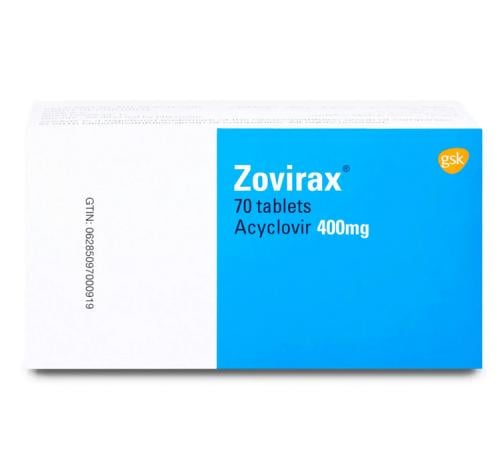 ZOVIRAX 400 MG 70TAB