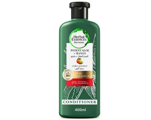 HERBAL ESSENCE HAIR CONDITIONER COLOR PROTECT MANGO ALOE VERA 400 ML