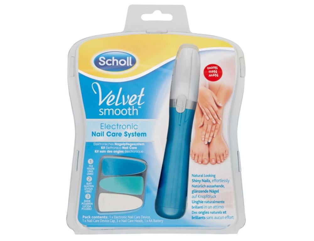SCHOLL VELVET TOUCH NAIL CARE ELCTRONIC