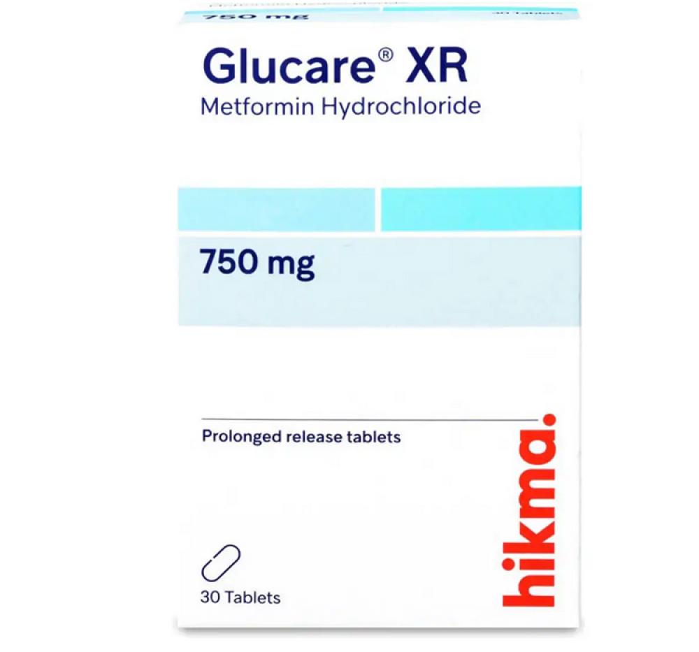 GLUCARE XR 750MG 30TAB