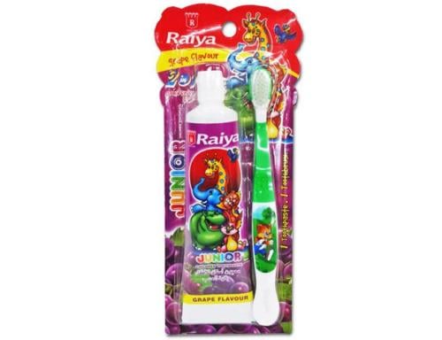 RAIYA TOOTHPASTE KIDS FRUITS + TOOTHBRUSH FREE
