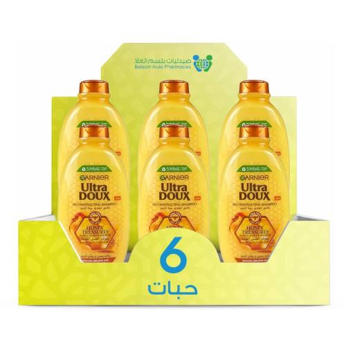 Ultra Doux Honey Shampoo 400ml * 6 Bottles | Value Box