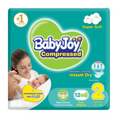 BABYJOY DIAPERSS 2 15 PCS/8