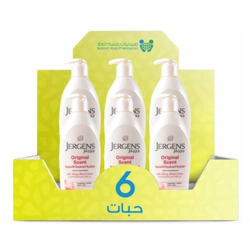 Jergens Original Fragrance Body Lotion 200ml * 6 Bottles | Value Box