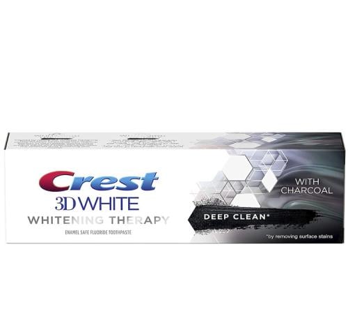 CREST TOOTHPASTE 3D WHITE DEEP CLEAN CHARCOAL 75 ML