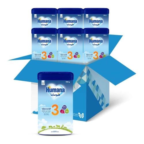 Humana Babymilk 3 Carton - 6 Cans x 1100g | Value Pack