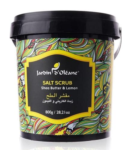 JARDIN OLEANE SALT SCRUB WITH SHEA BUTTER AND LEMON 800 GM