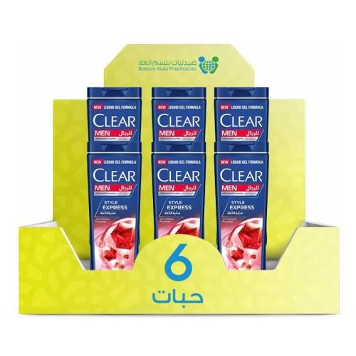 Clear Shampoo & Conditioner 2-in-1 Style Express 400ml *6 Pack | Value Box