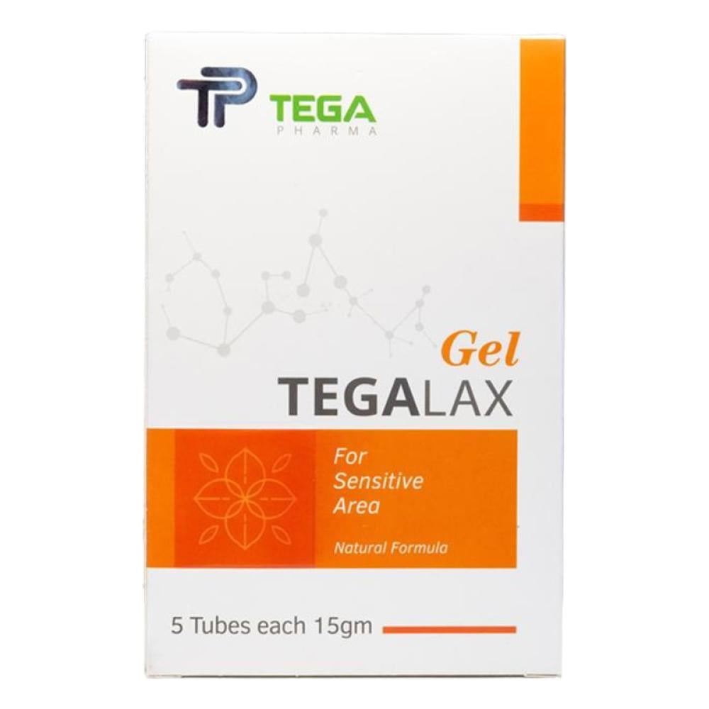 Tiga-Lax Gel for sensitive areas, 5 tubes of 15 mg