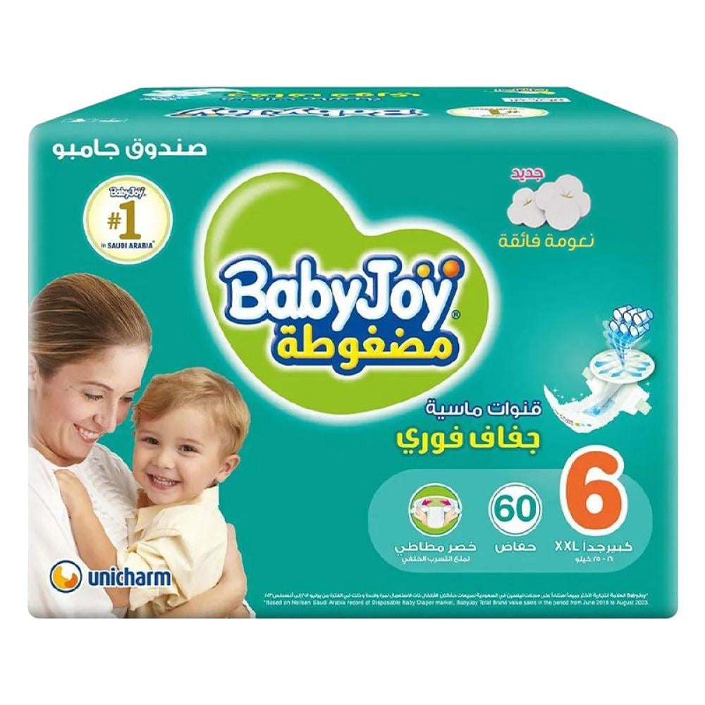 BABYJOY DIAPERSS BOX 6 60 PCS