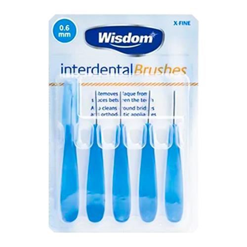 WISDOM TOOTHBRUSH ORTHODONTIC INTERDENTAL 5 PCS 0.6 ML