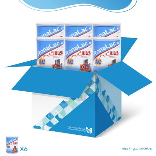 كرتون - رونالاك ايه سي 400 جرام - 6 علب