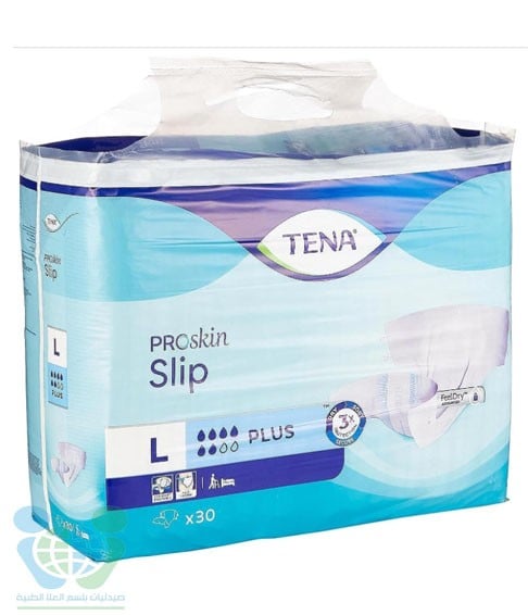 TENA ADULT DIAPERS PROSKIN SLIP PLUS L  3*30 PCS
