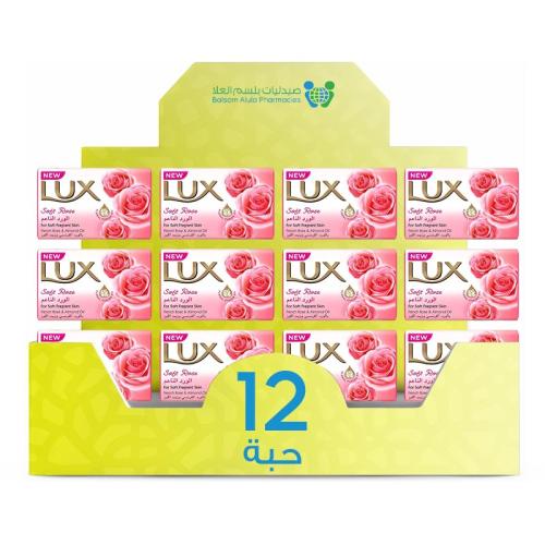 Lux Rose Skin Freshness Soap 120g * 12 Bars | Value Box