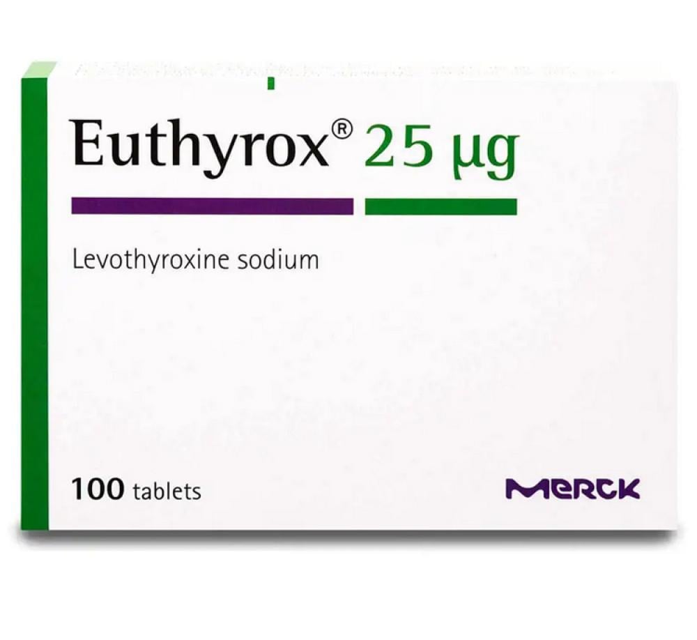 EUTHYROX 25UG 100TAB