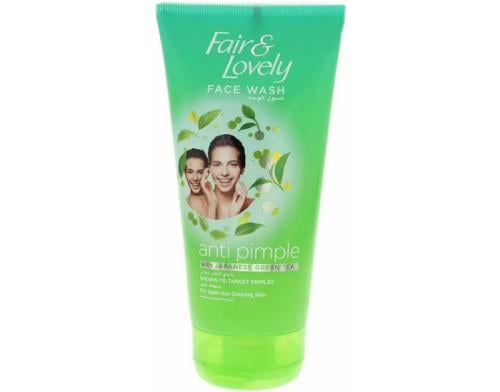 FAIR & LOVELY FACE WASH ANTI PIMPLE GREEN TEA 150 ML