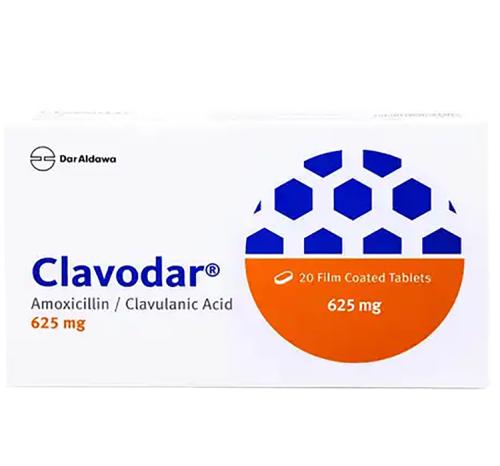 CLAVODAR 625MG 20 TAB