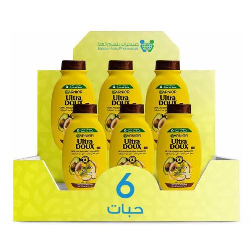 Ultra Doux Shampoo with Avocado Oil and Shea Butter 200ml * 6 Pack | Value Box
