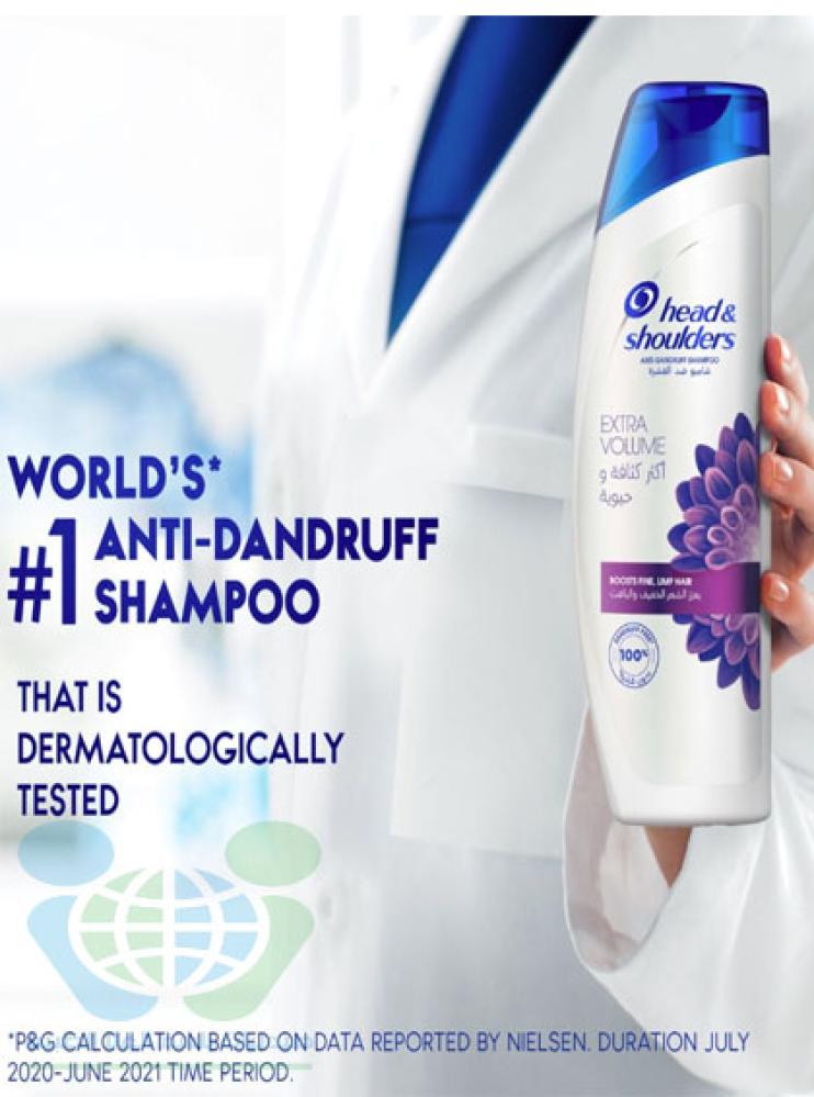 هيد اند شولدرز شامبو اكثر كثافة و حيويه 400 مل