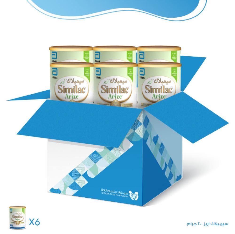 كرتون سيميلاك اريز - 6 × 400 جم | عبوة التوفير