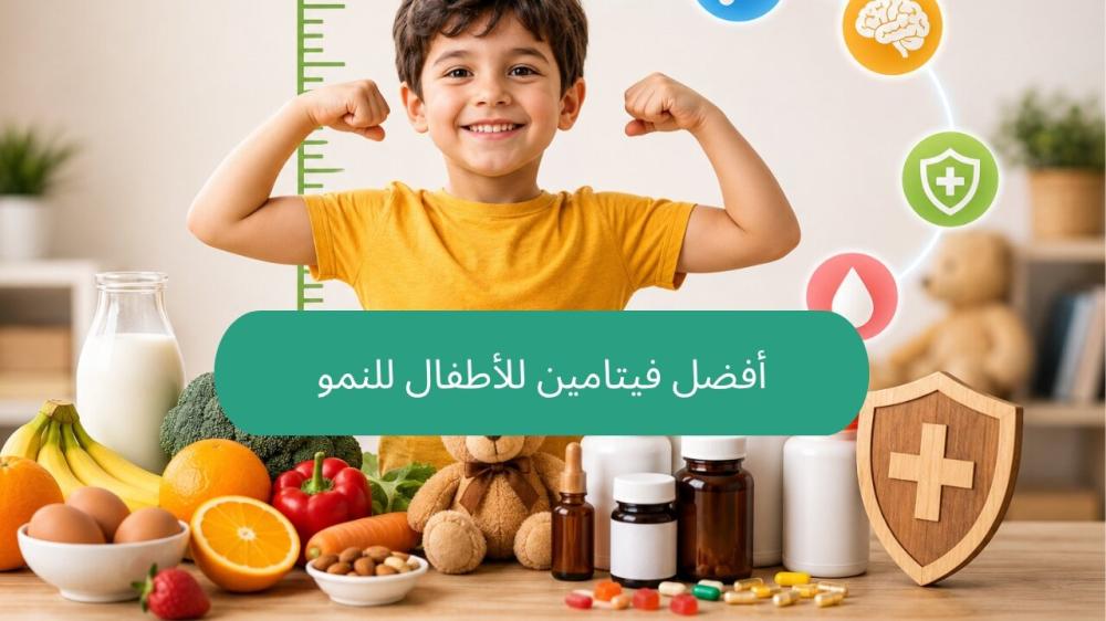 أفضل فيتامين للأطفال للنمو