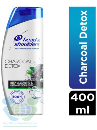 HEAD & SHOULDERS HAIR SHAMPOO DETOX CHARCOAL 400 ML