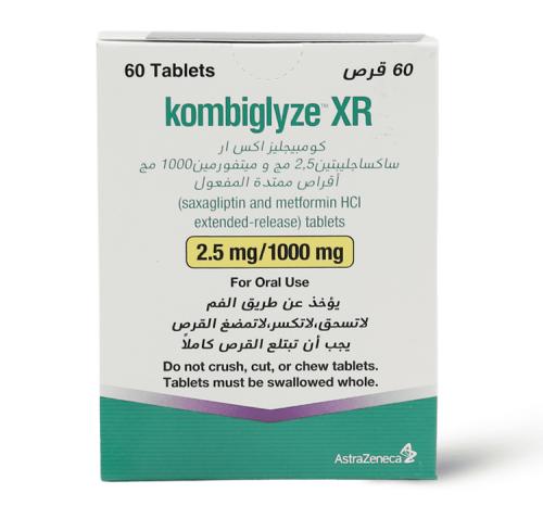 KOMBIGLYZE XR 2.5MG /1000MG