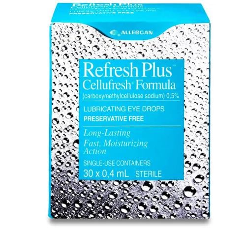 REFRESH PLUS EYE DROPS SINGLE USE 30X0.4ML