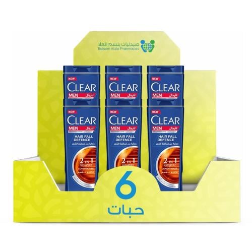 Clear Men Anti-Hair Loss Shampoo 400ml * 6 Bottles | Value Box