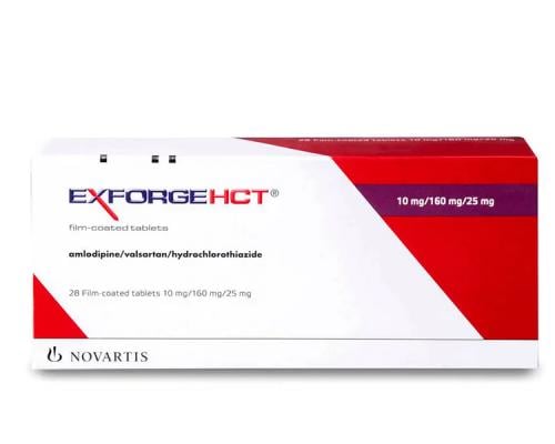 EXFORGE HCT 10/160/25MG
