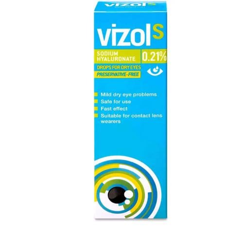 VIZOL S 0.21% EYE DROPS 10 ML