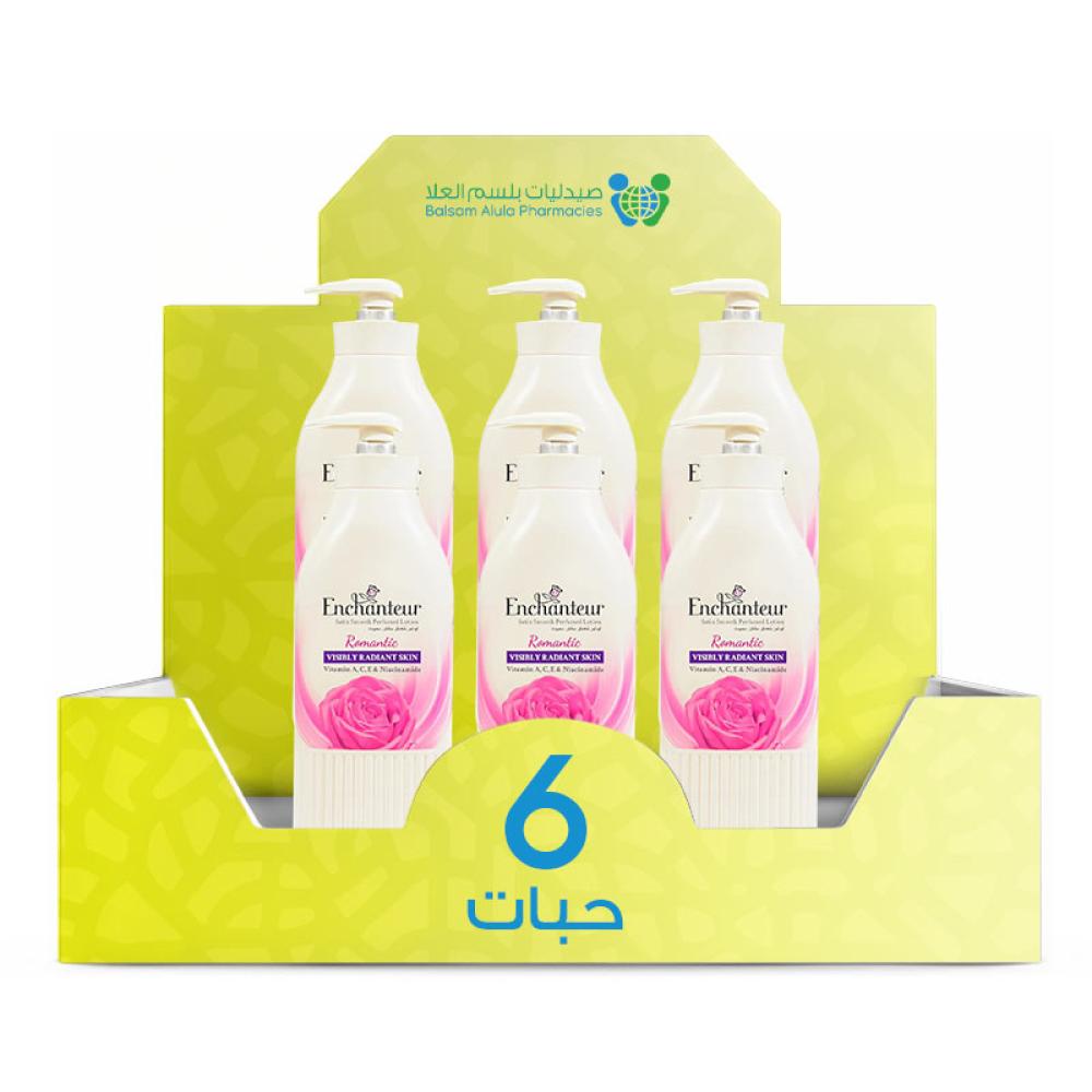 Enchanteur Romantic Body Lotion 250ml *6 pieces | Value Box