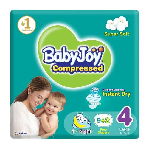 BABYJOY DIAPERSS 4 11 PCS