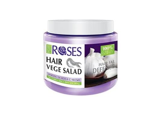 ROSES HAIR MASK WITH GARLIC ANTI HAIR FALL 500 ML