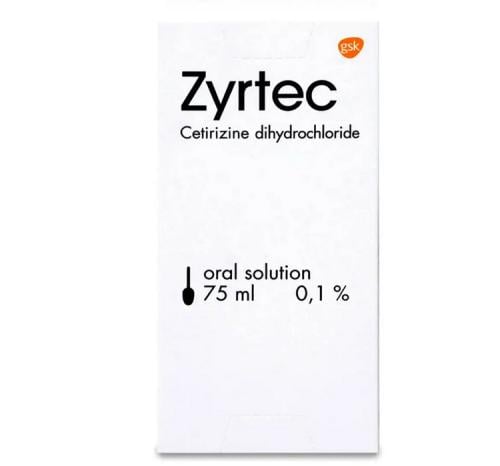 ZYRTEC SYRUP 75ML