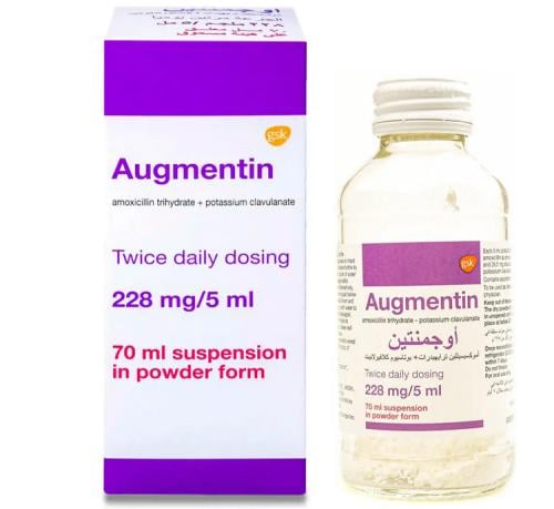 AUGMENTIN 228MG SYP