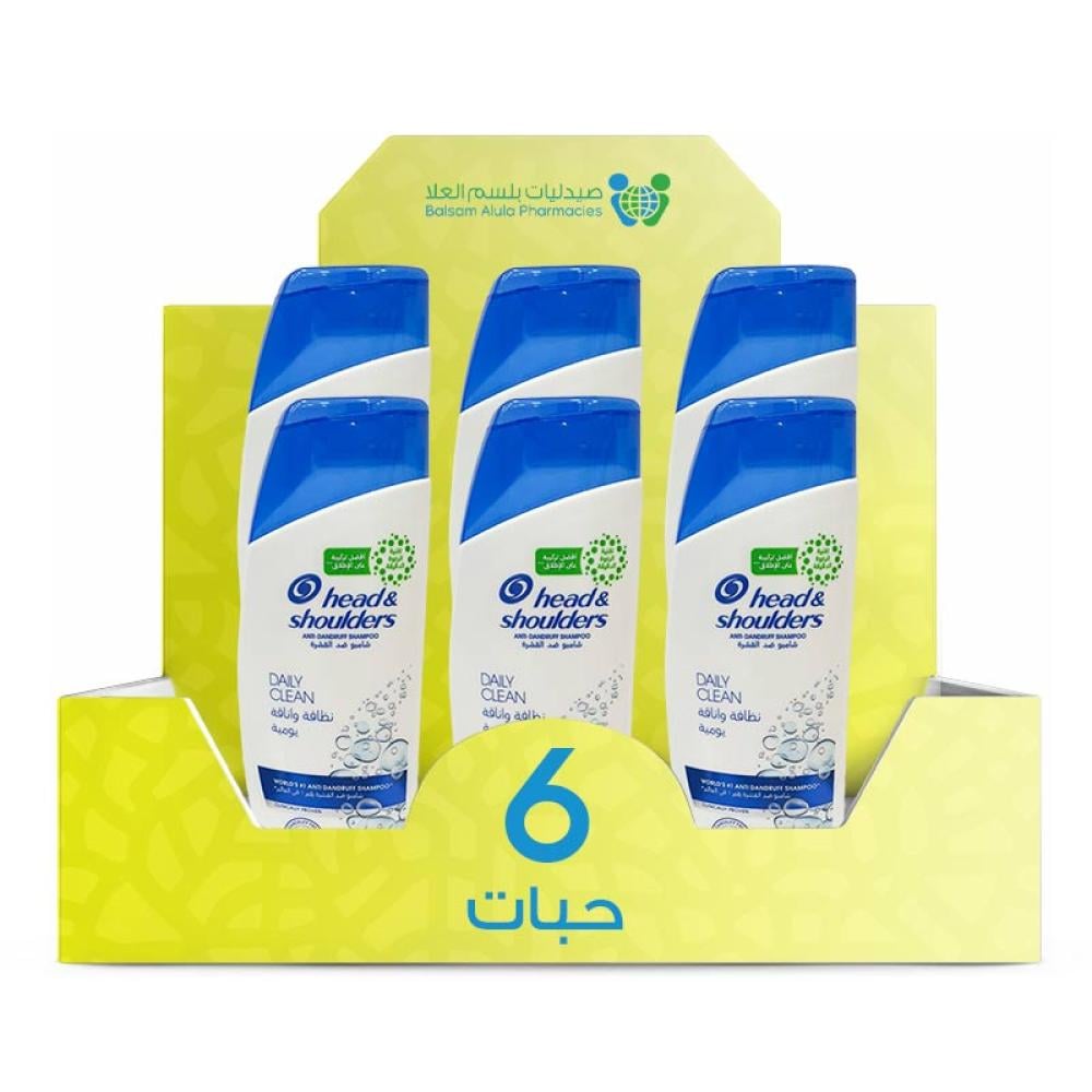 Head & Shoulders Clean & Elegant Shampoo 190ml *6 Pack | Value Box
