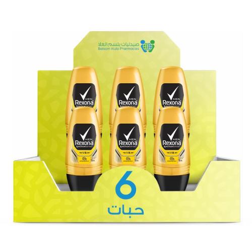 Rexona Motion Activated Ultra Recharge Roll-On Deodorant, Imported, 45ml *6 Pack | Value Box