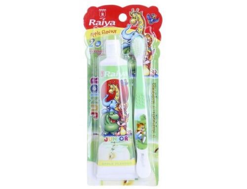 RAIYA TOOTHPASTE KIDS APPLE + TOOTHBRUSH FREE